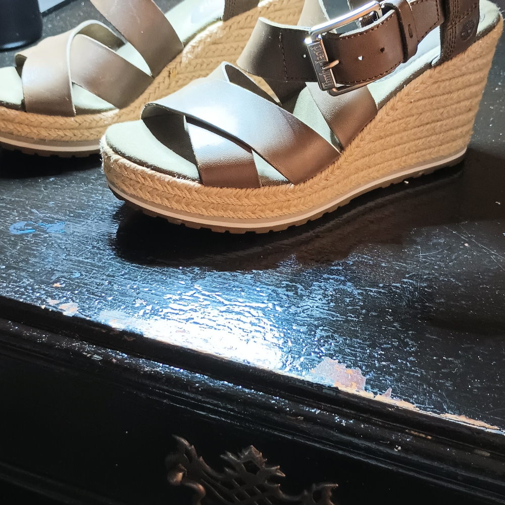 Timberland Women's Olive Wedges
